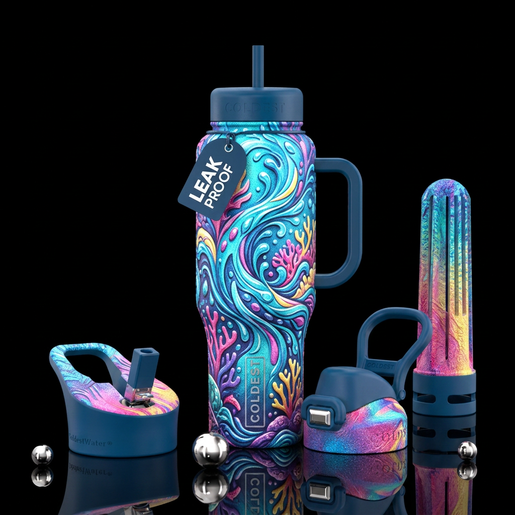 Water bottle vibes water bottle design