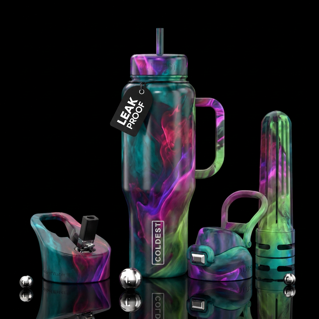 Water bottle vibes water bottle design