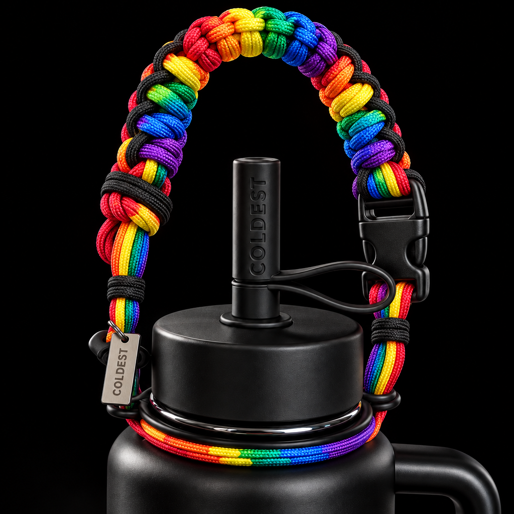 Rainbow dreams water bottle design