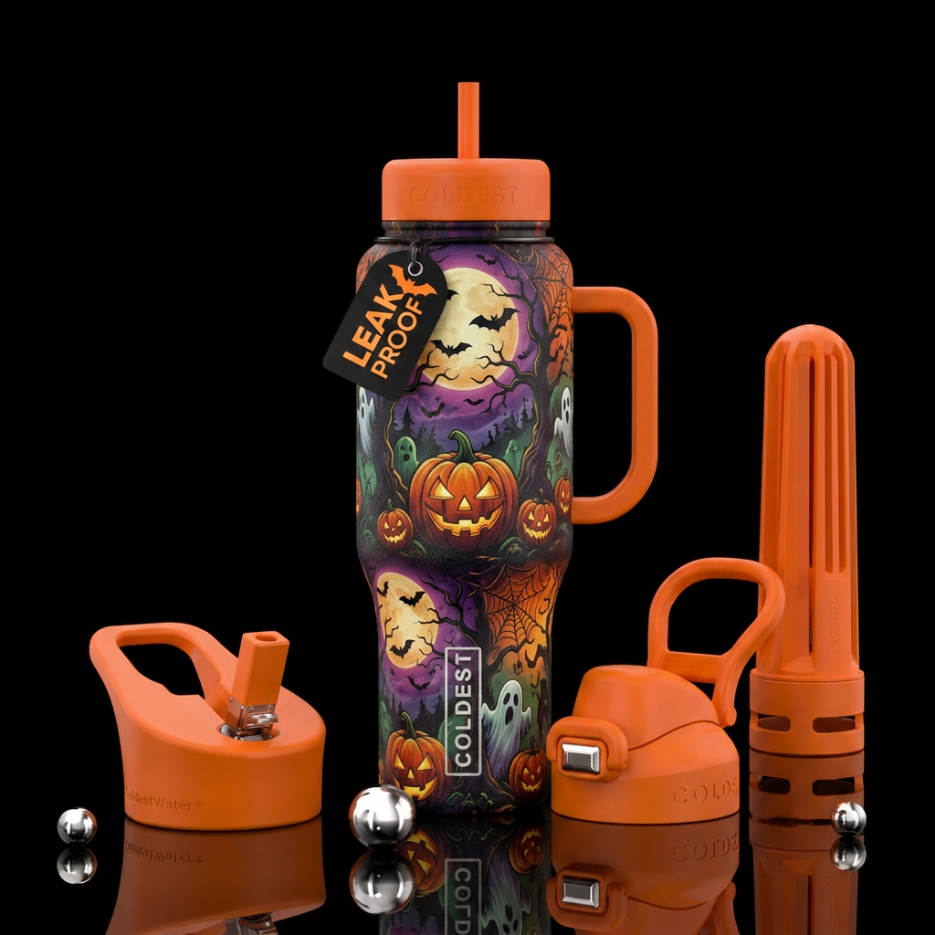 halloween water bottle design