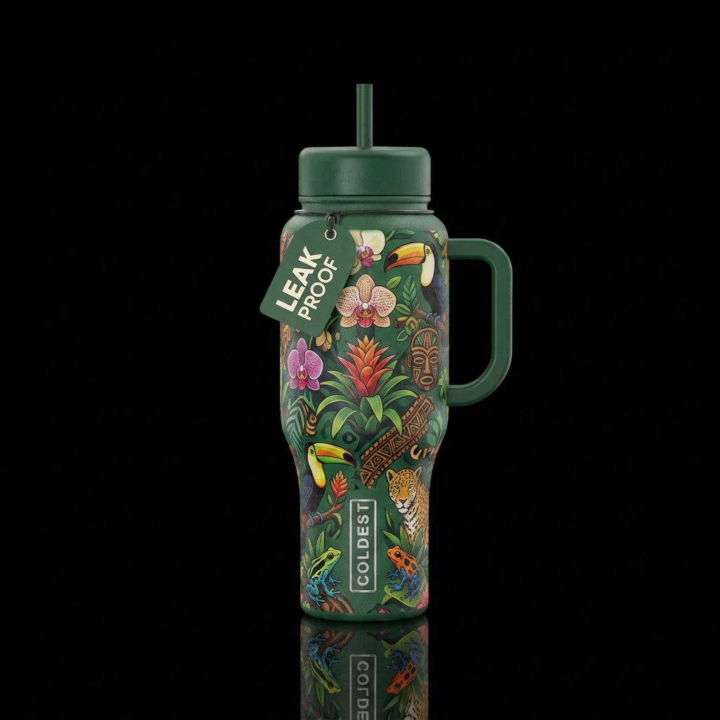 amazonian water bottle design