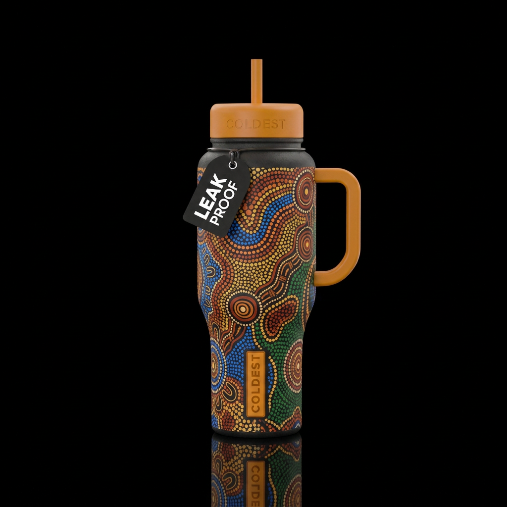 aboriginal water bottle design