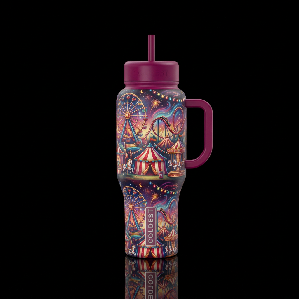 carnival water bottle design