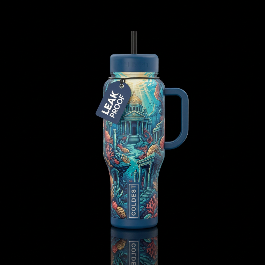 atlantis water bottle design