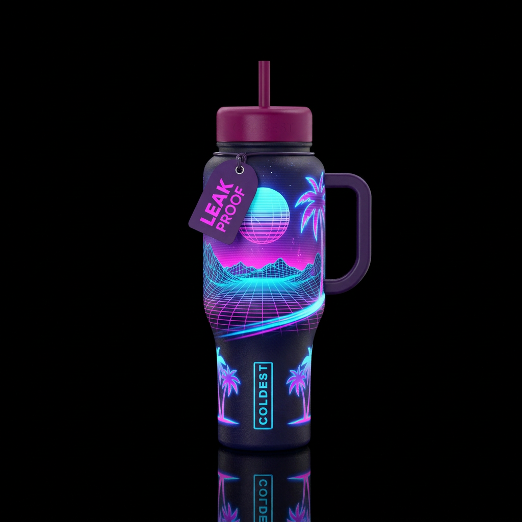 outrun water bottle design