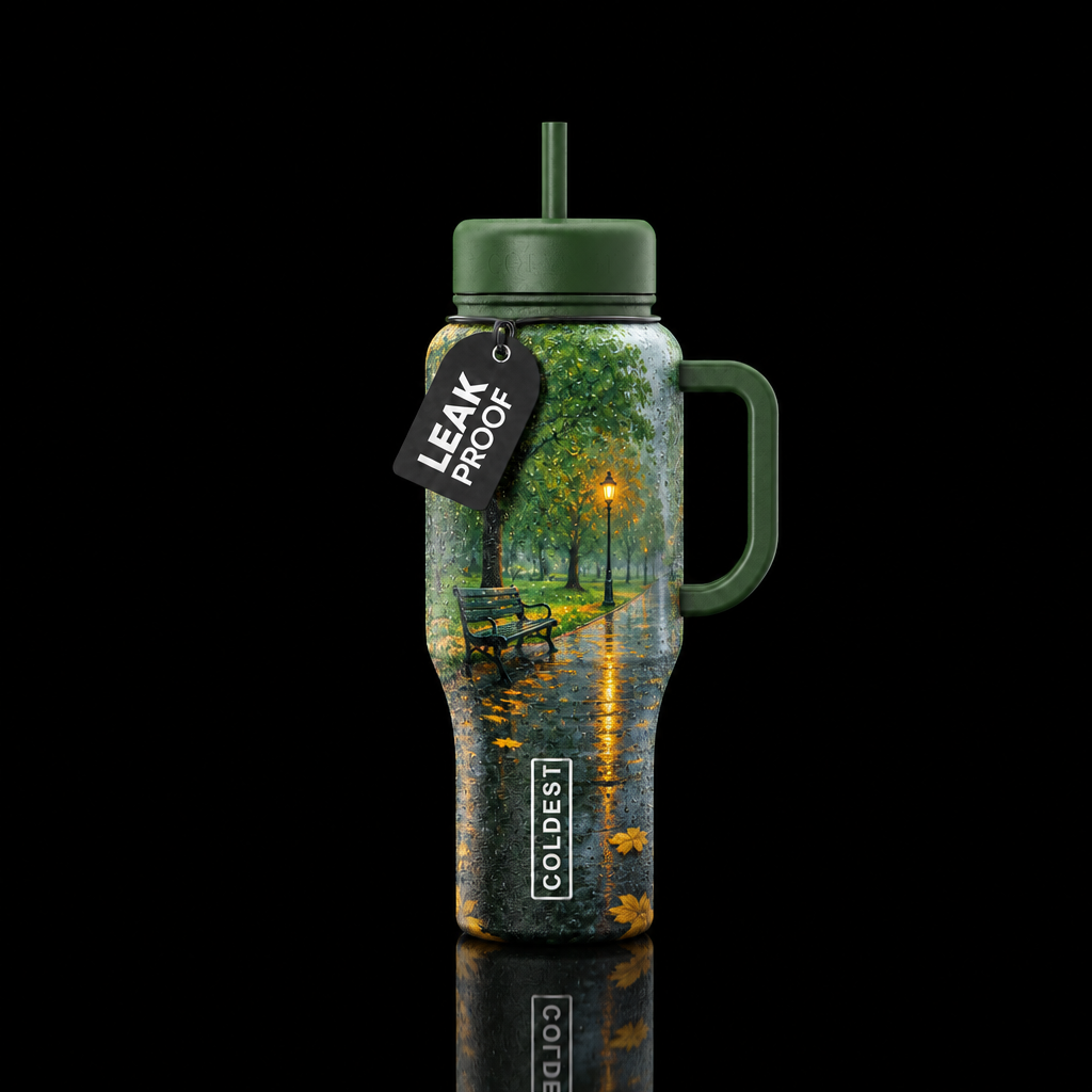 rainy day water bottle design