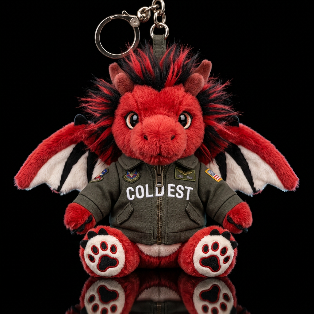 Komal the Dragon water bottle design