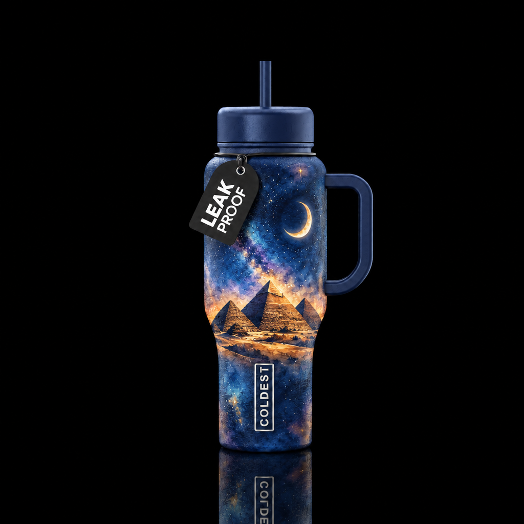 On the River Niles water bottle design