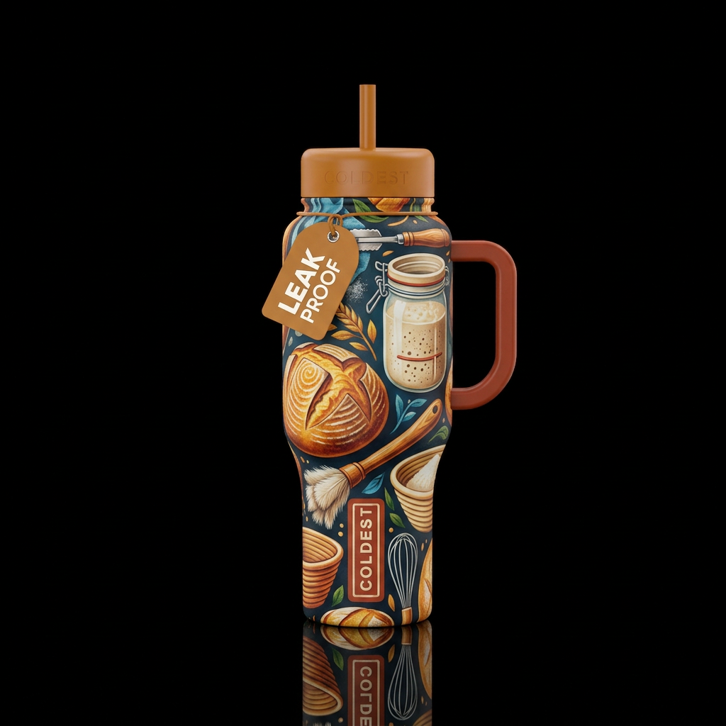 Sour dough baking water bottle design