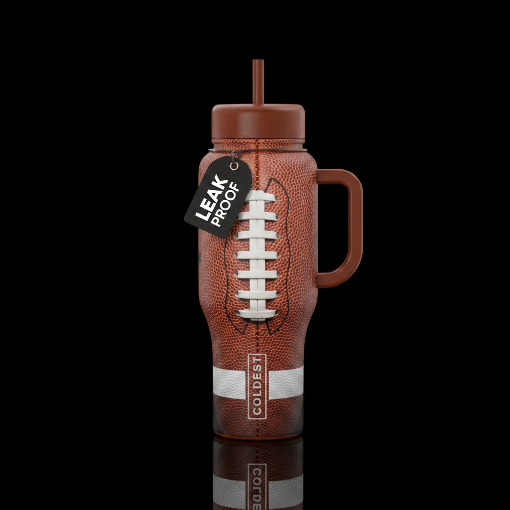 Design Generated bottle design 4 But a football water bottle design