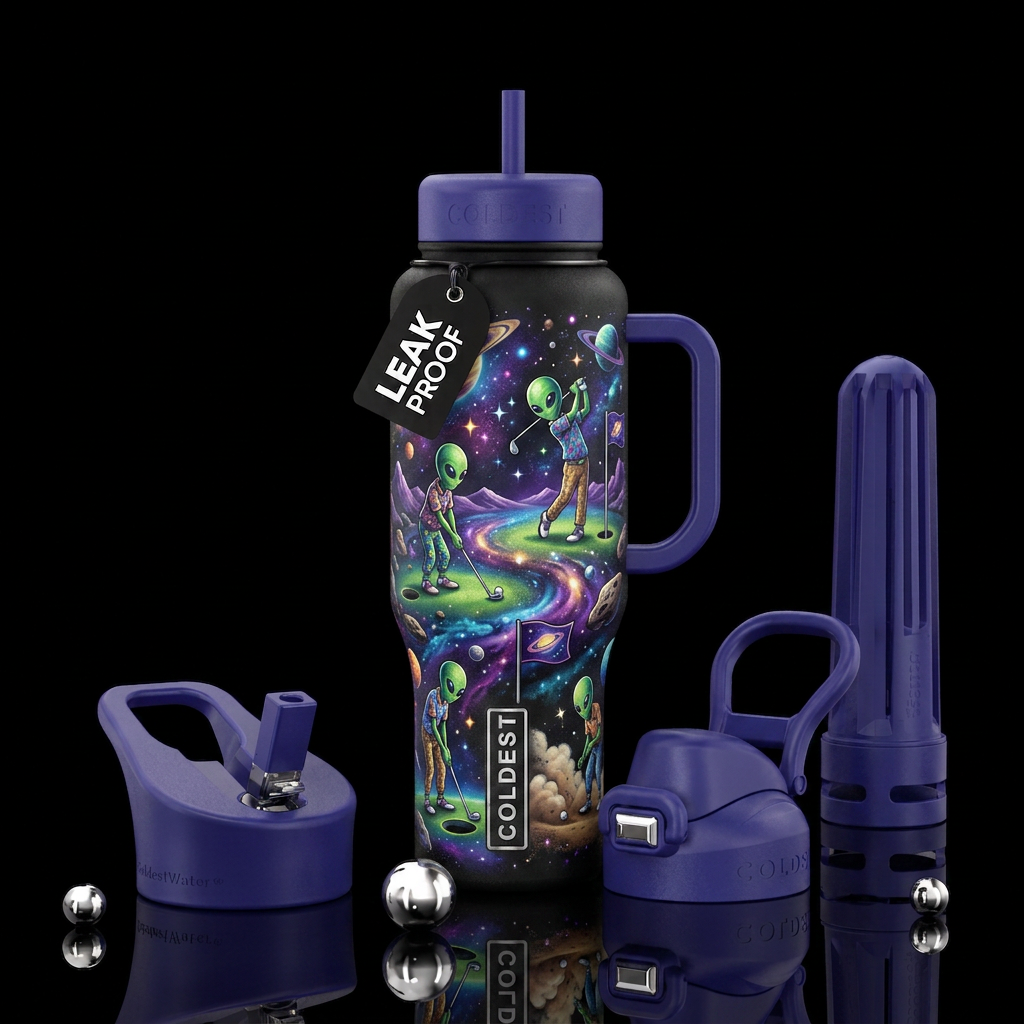 Fore Fore Away water bottle design