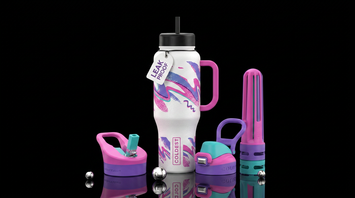 90s styrofoam cup water bottle design