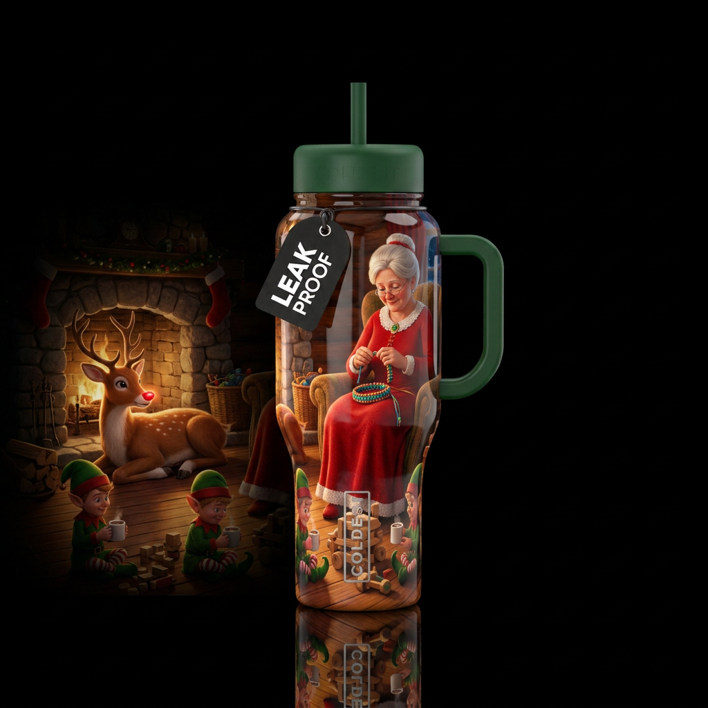 North Pole Warmth water bottle design