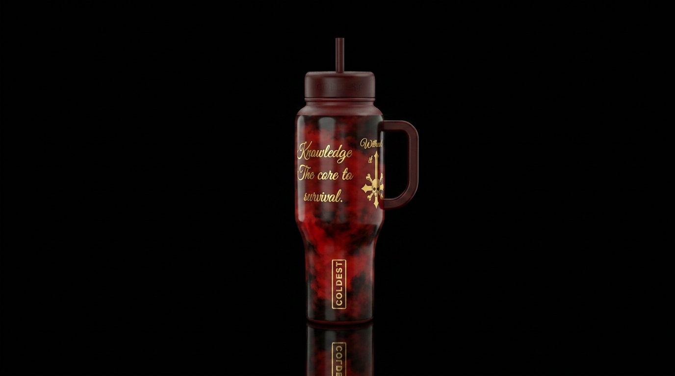 Knowledge water bottle design