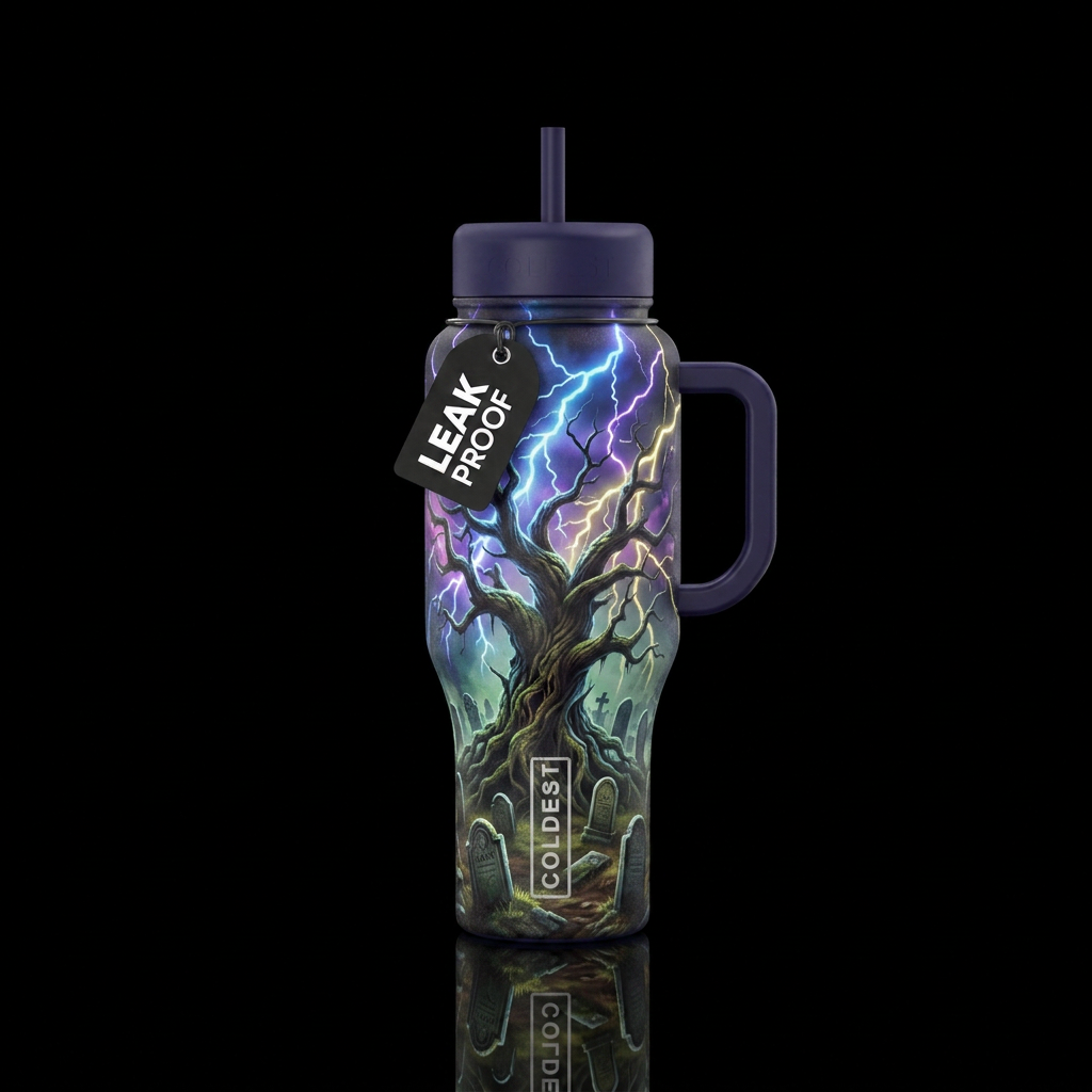 Wicked Tree water bottle design