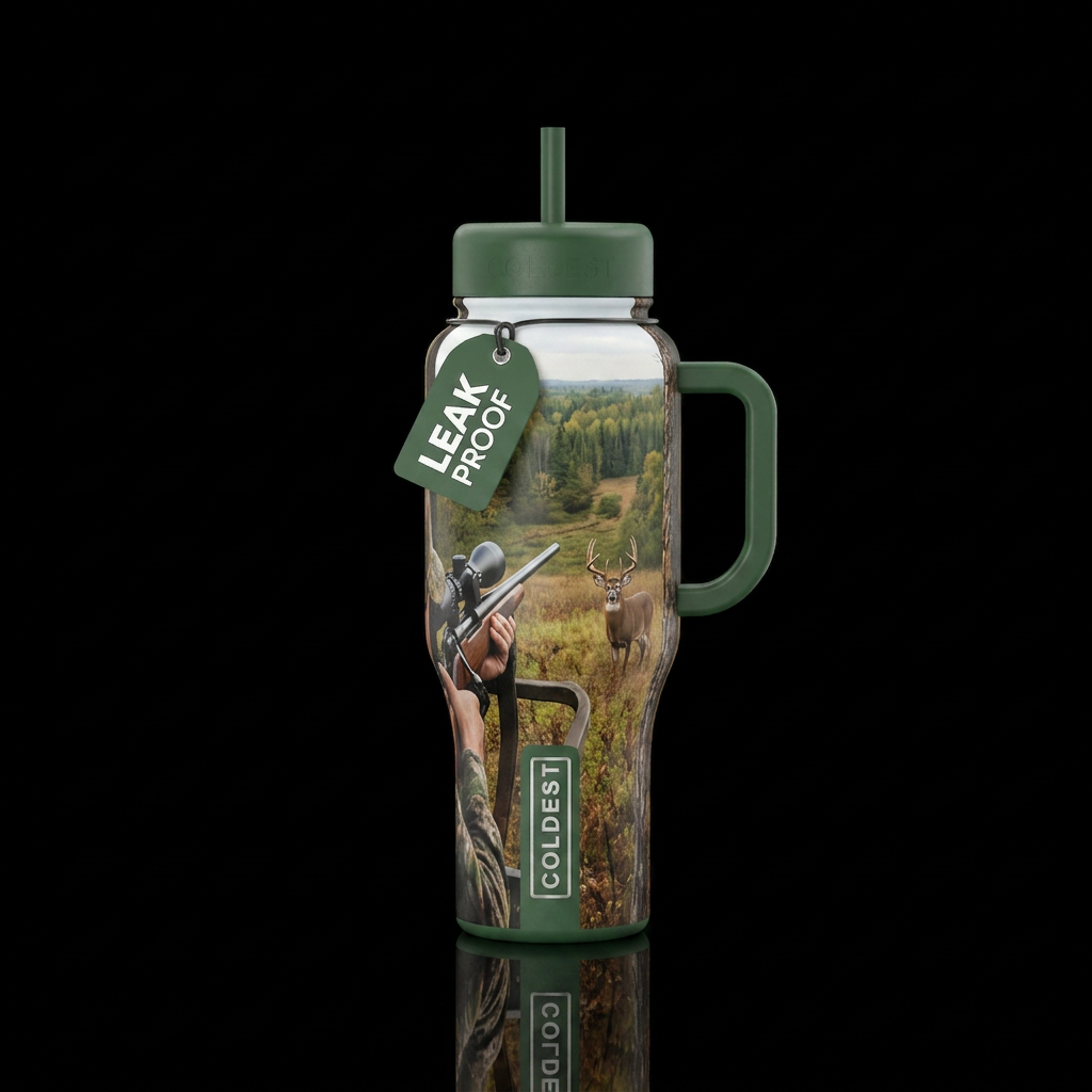 Hunting Season water bottle design