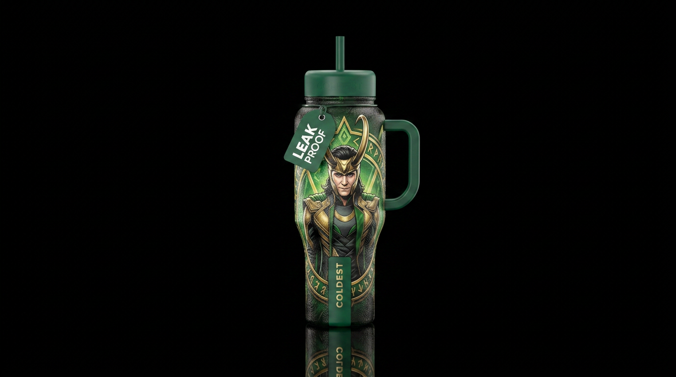 Loki water bottle design