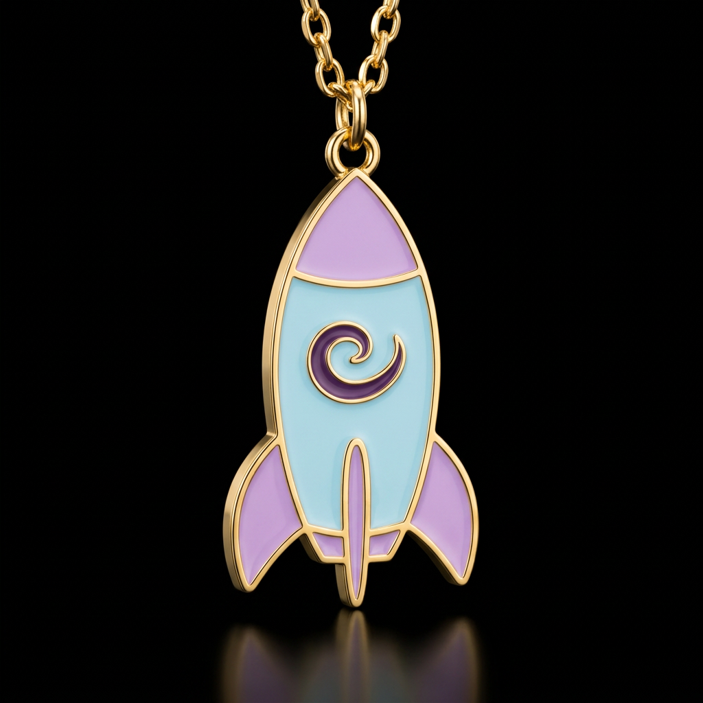 rocketship alloy water bottle design