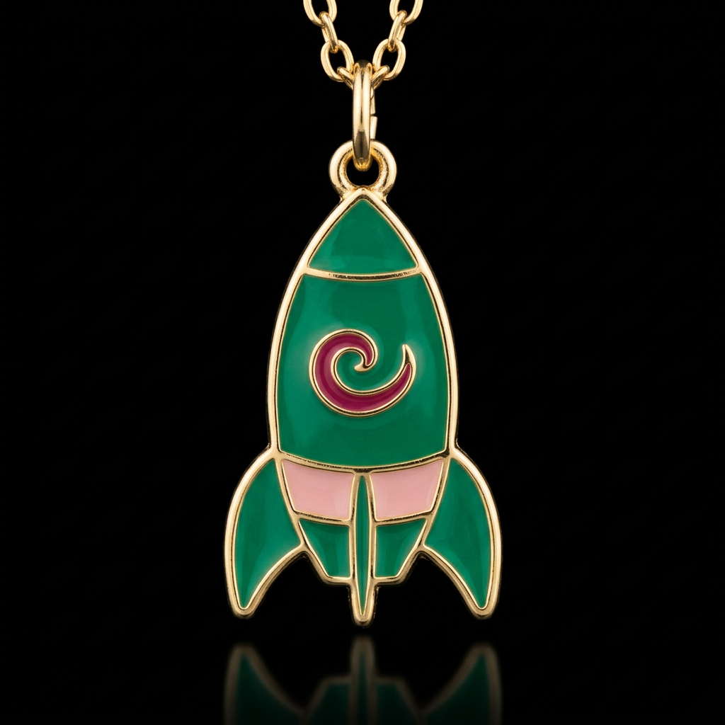 rocketship alloy water bottle design