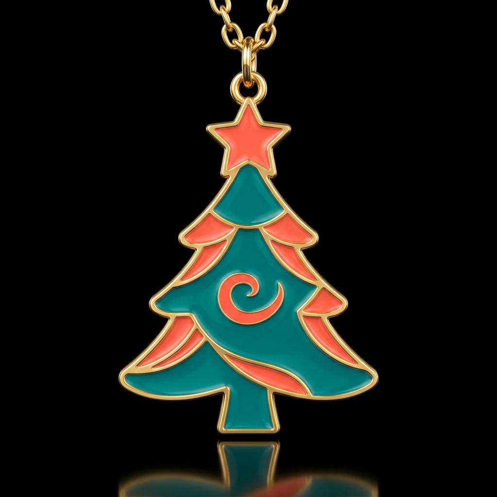 Christmas tree water bottle design