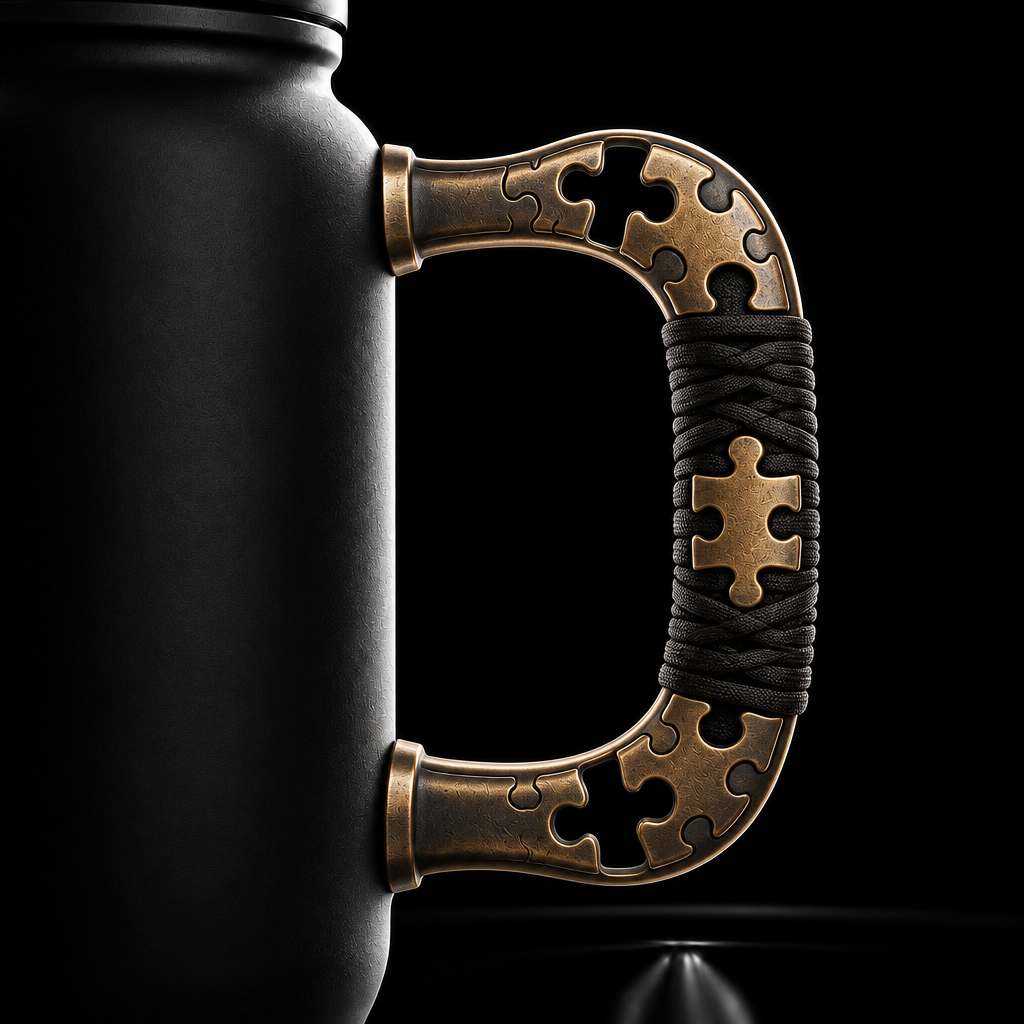 Autism Gold water bottle design