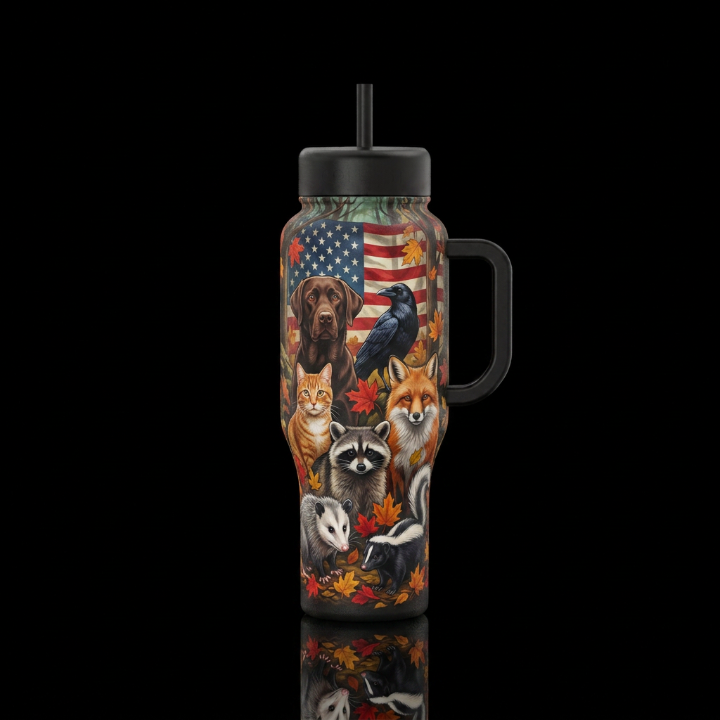 Autumn Memory water bottle design