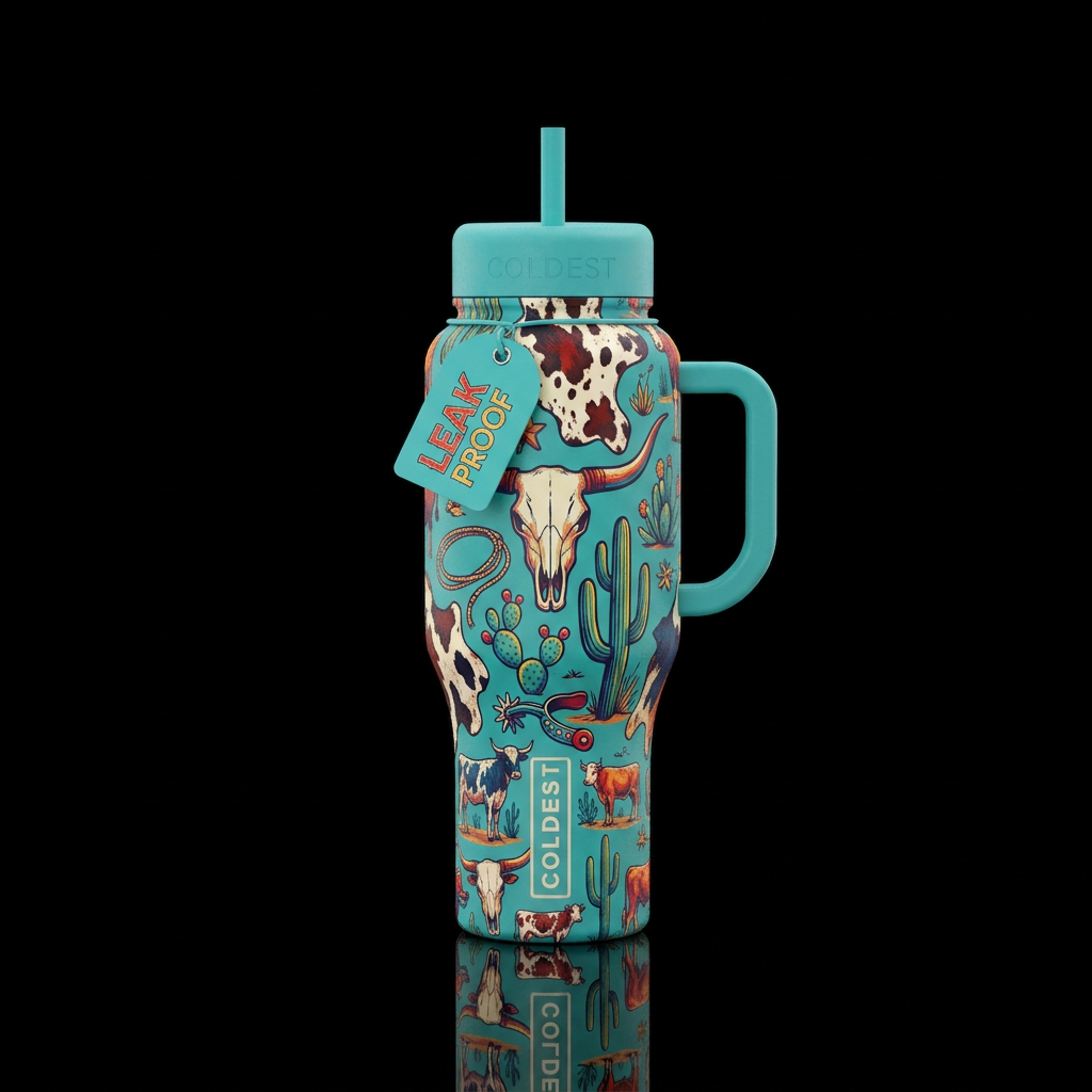 THE WESTERN water bottle design