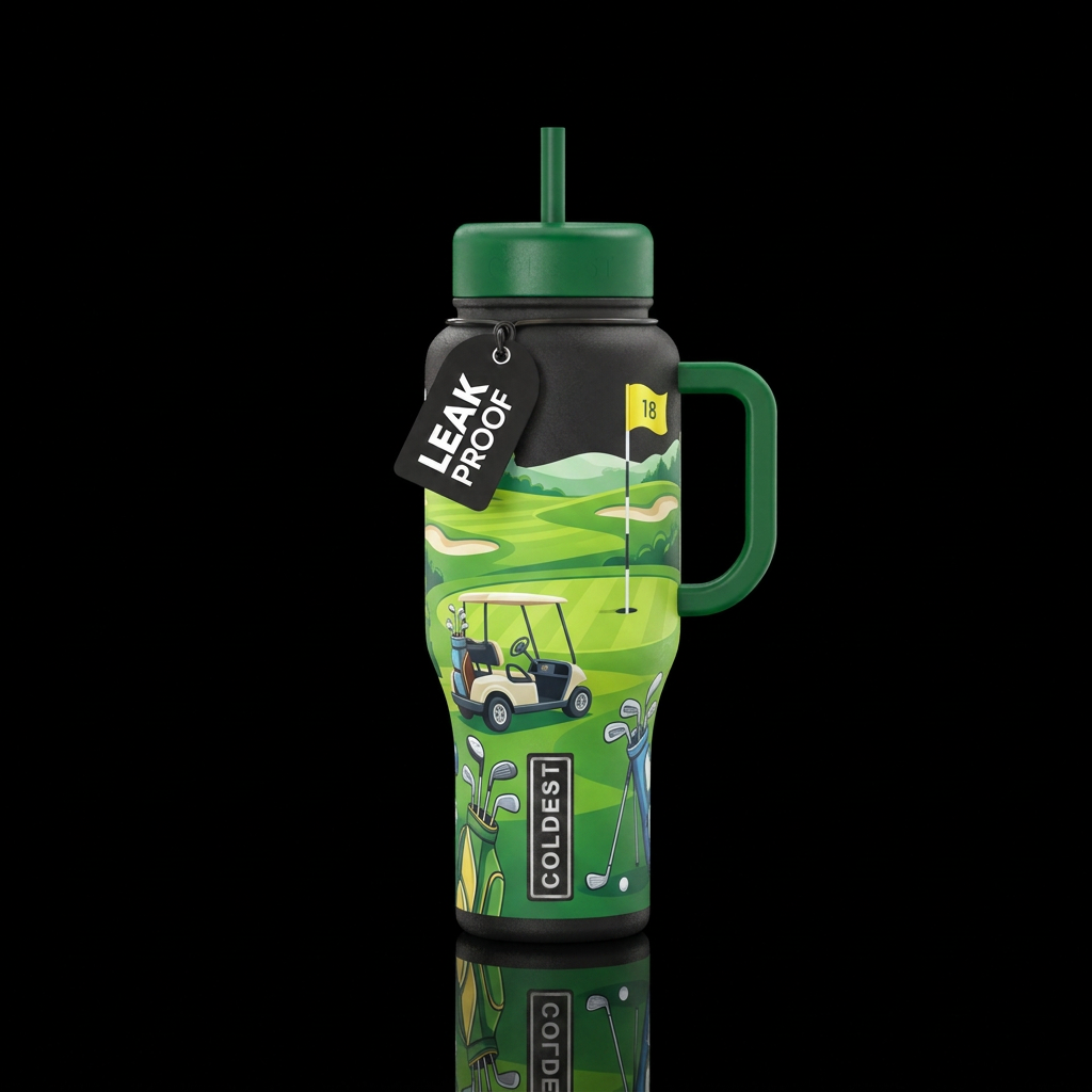 Course Master water bottle design