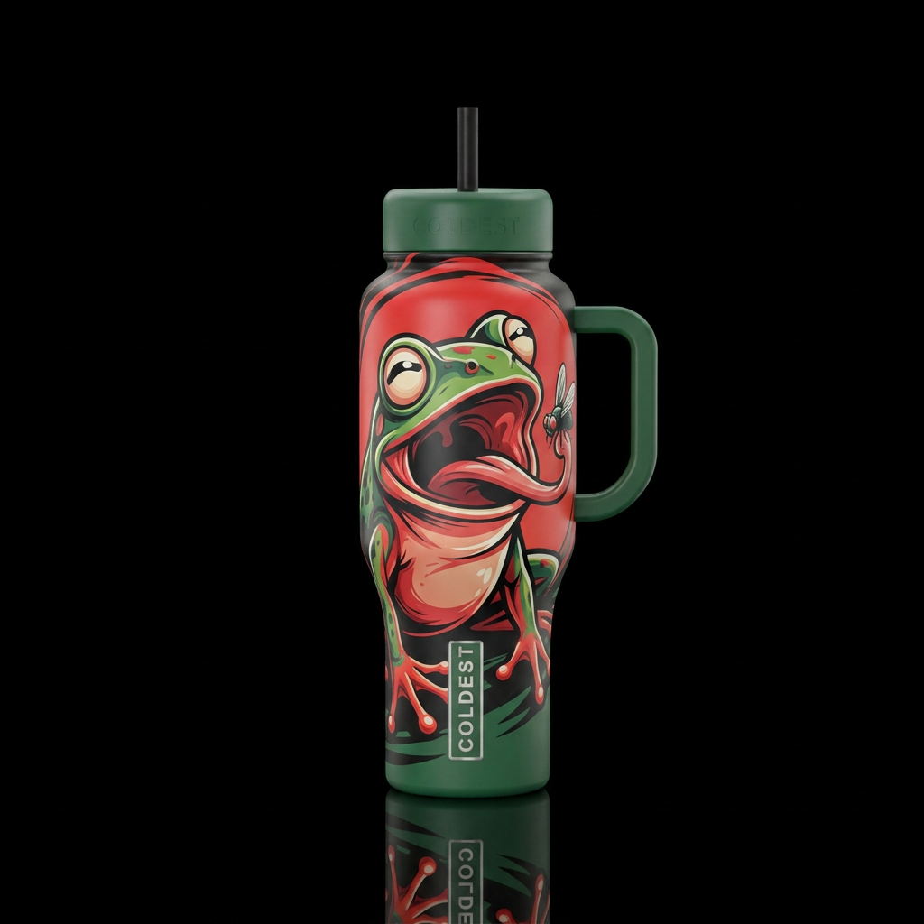 The greatest catch water bottle design