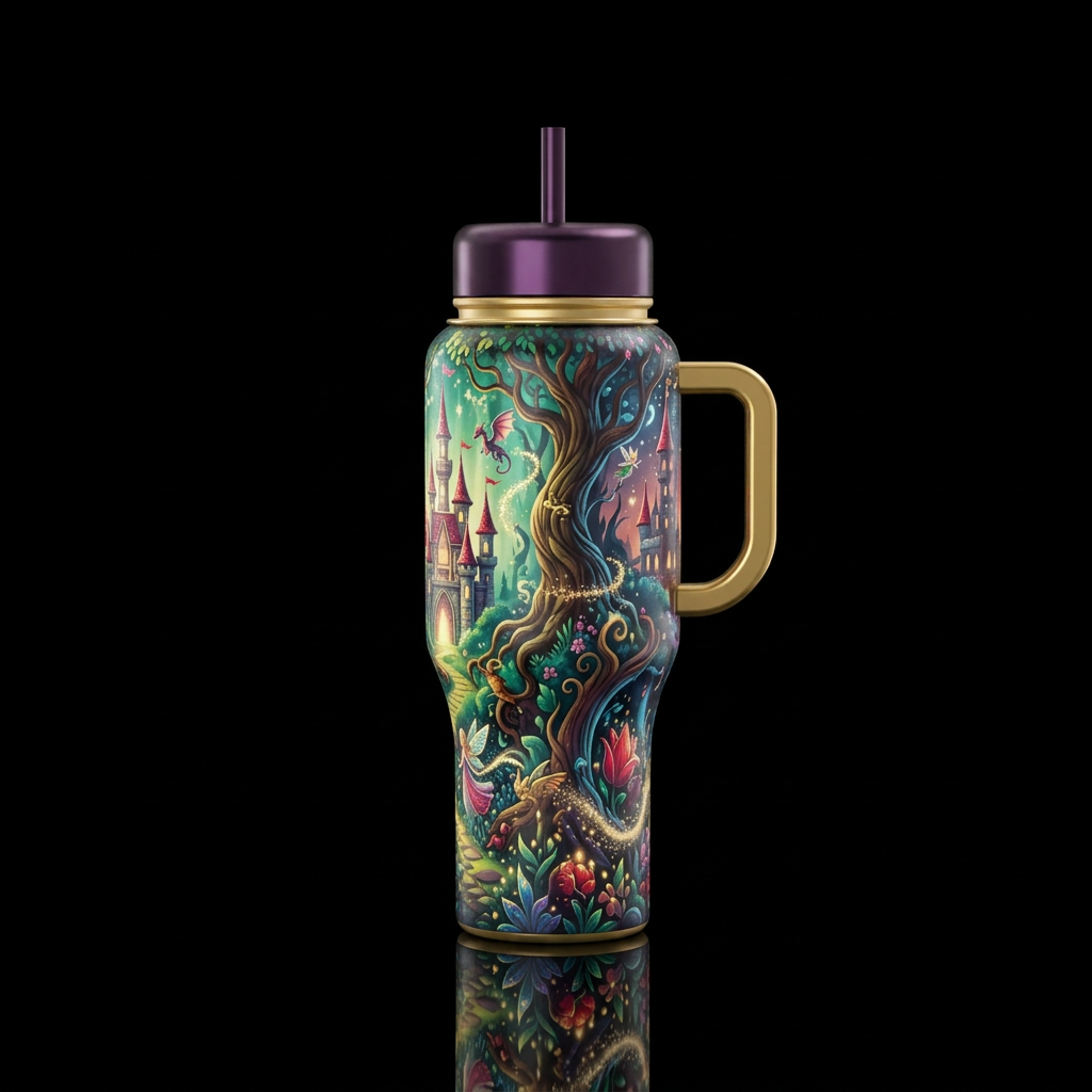 The Whimsy water bottle design