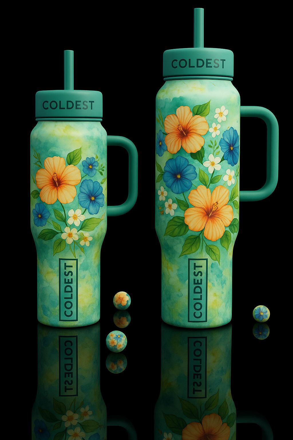 Summer Breeze water bottle design
