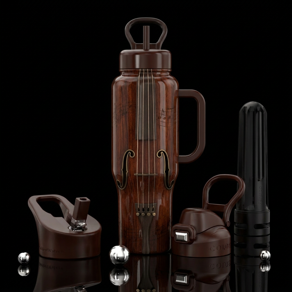 Autumn Concerto water bottle design