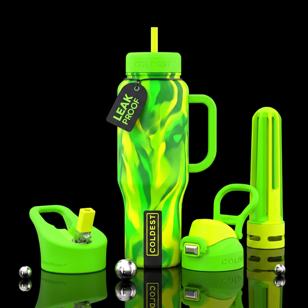 Lemon lime water bottle design
