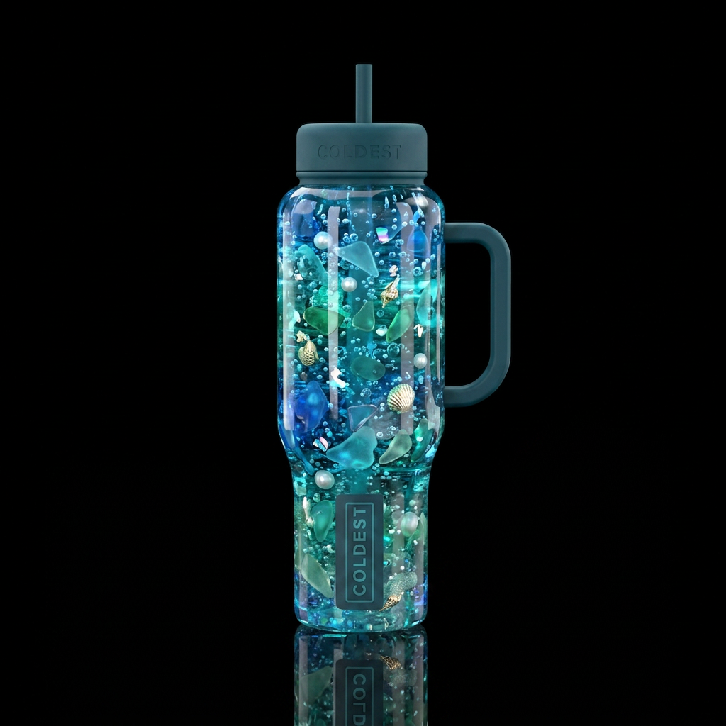 Tidal Slime water bottle design