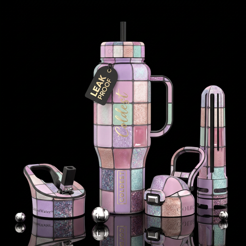 Fae Beauty water bottle design