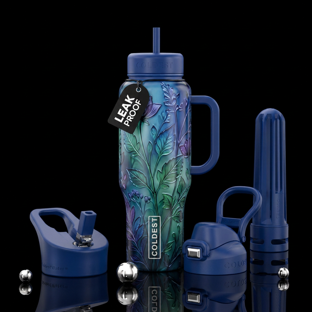 Pressed 2 water bottle design