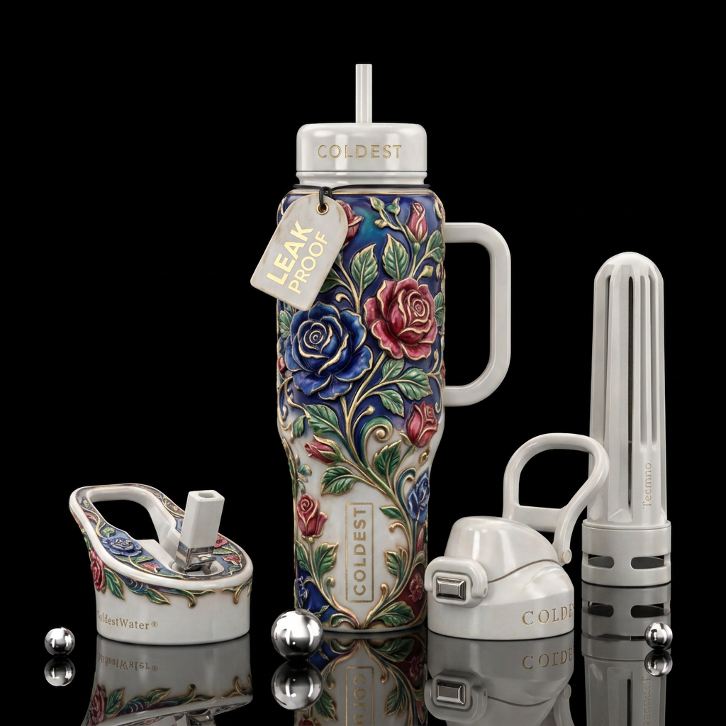 Sculpted water bottle design