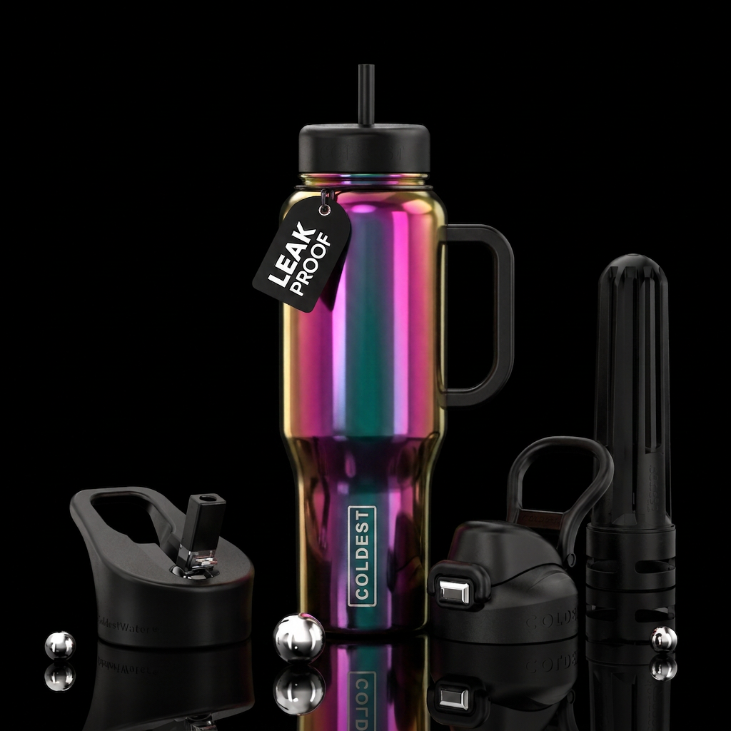 Aurora Glass water bottle design