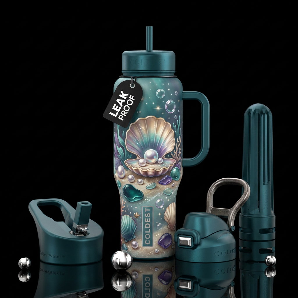 Hidden Treasure 2 water bottle design