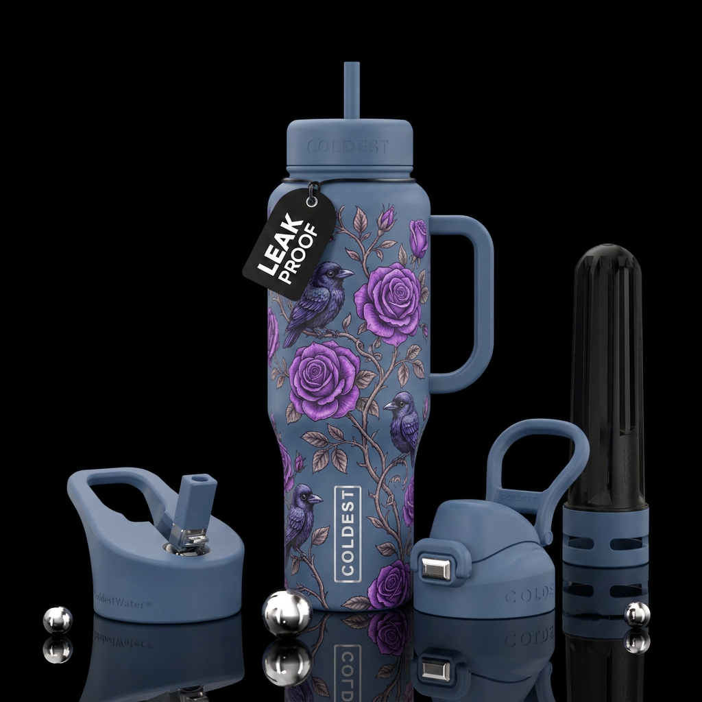Baby Ravens water bottle design