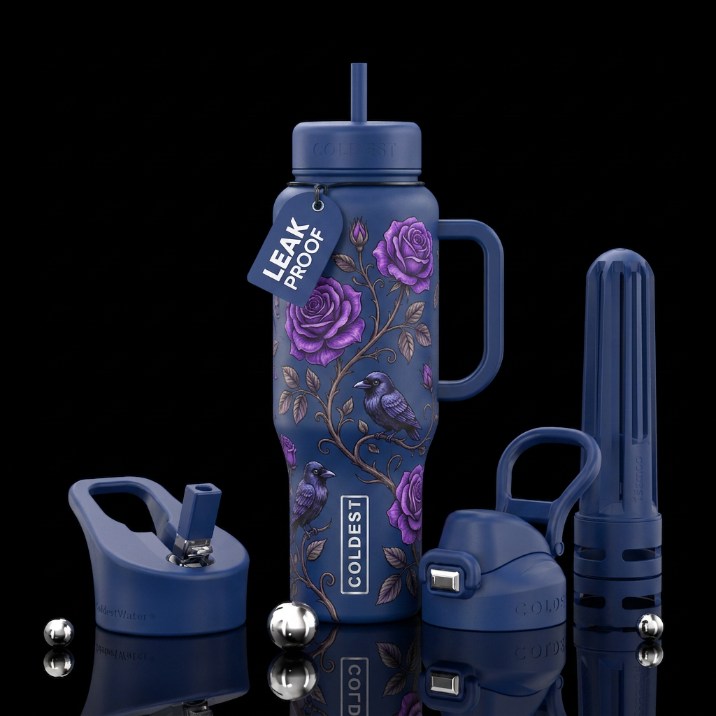 Baby Ravens 2 water bottle design