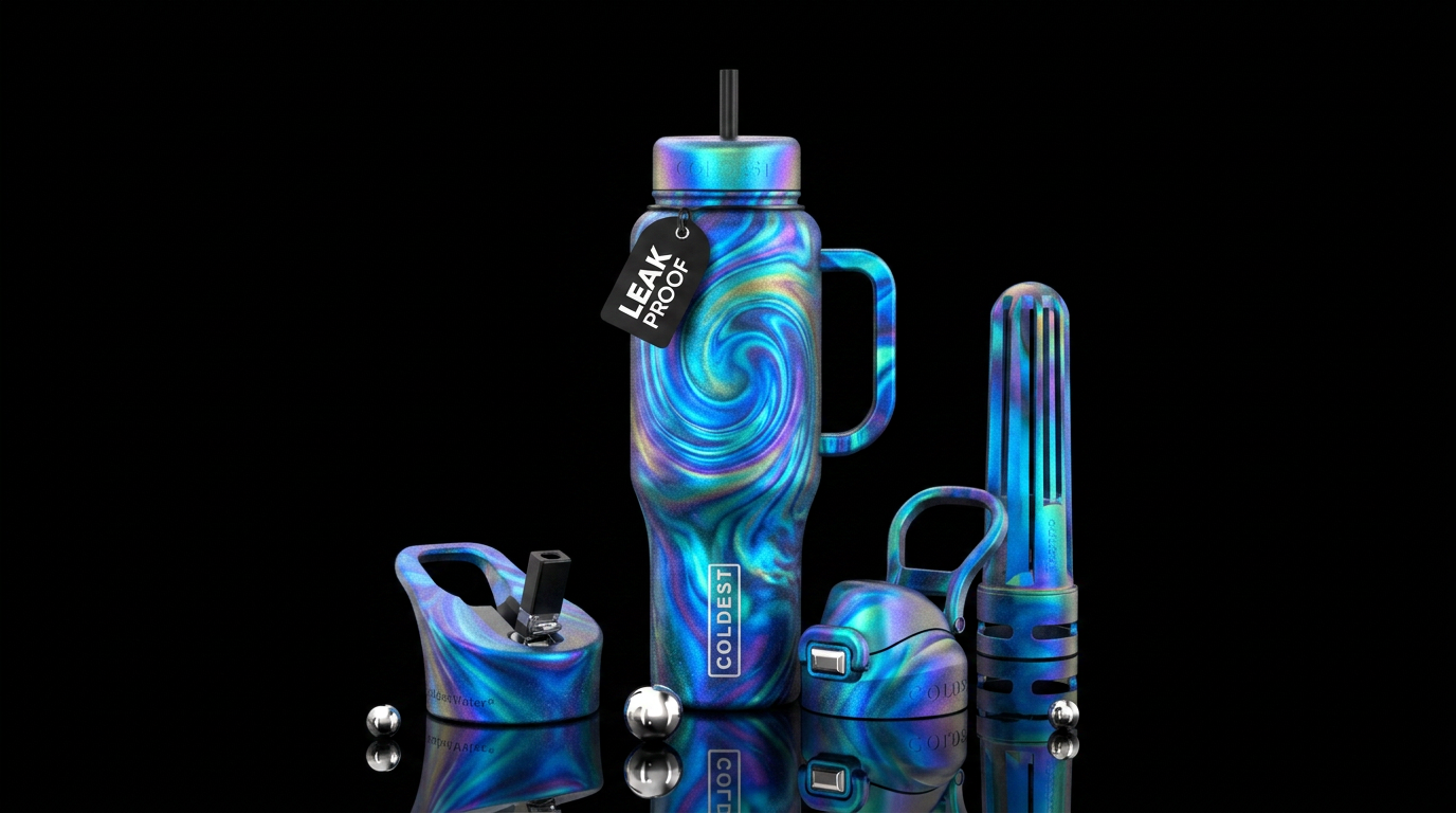 Doppler water bottle design