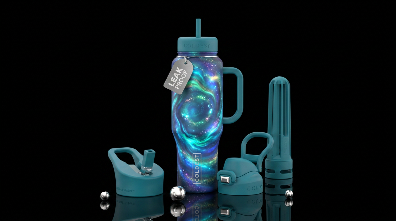 Cosmic Fae water bottle design