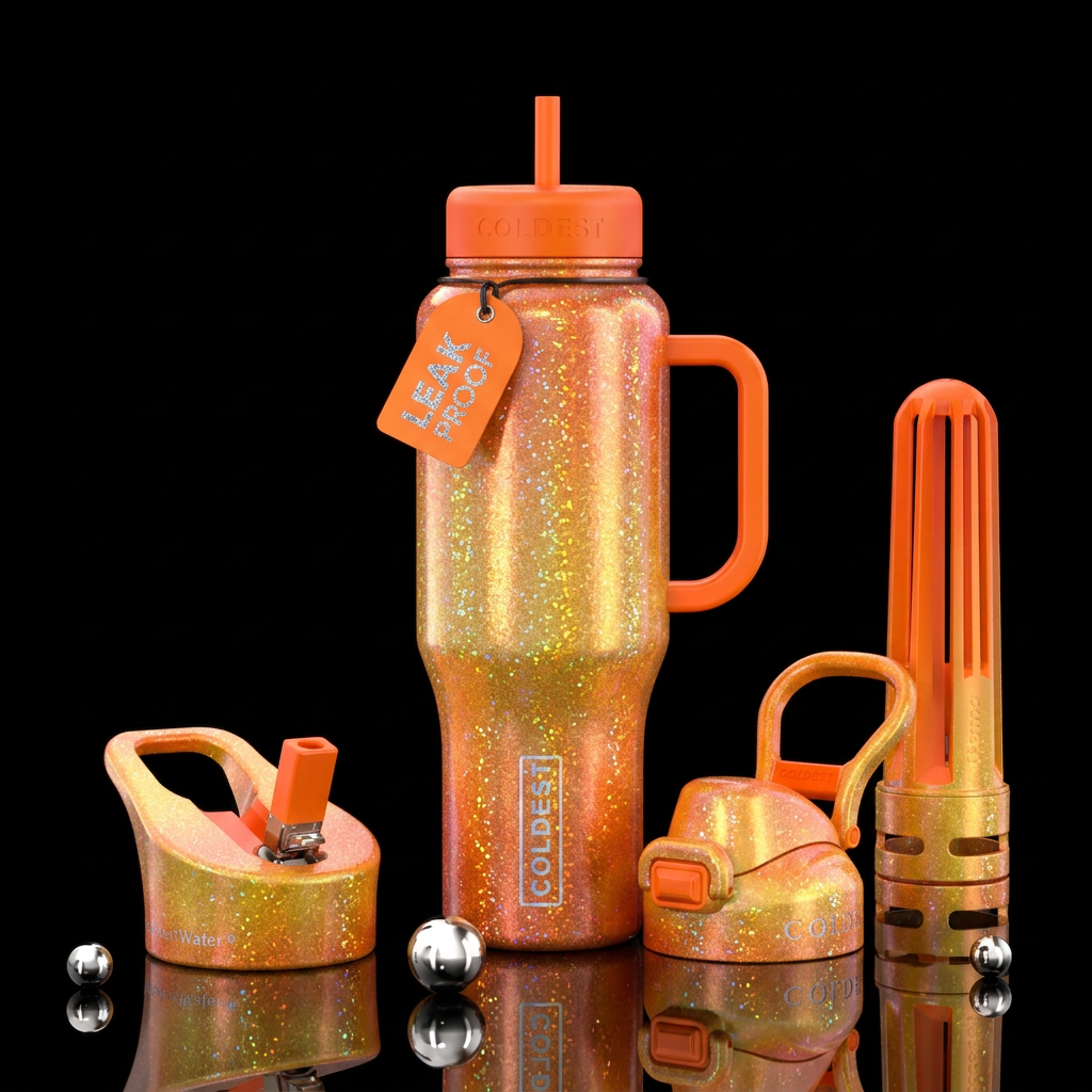 Enchanted Sunrise water bottle design