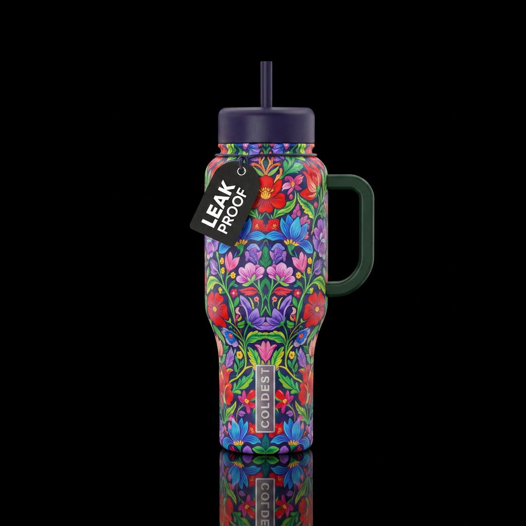 Kaleidoscope  Garden water bottle design