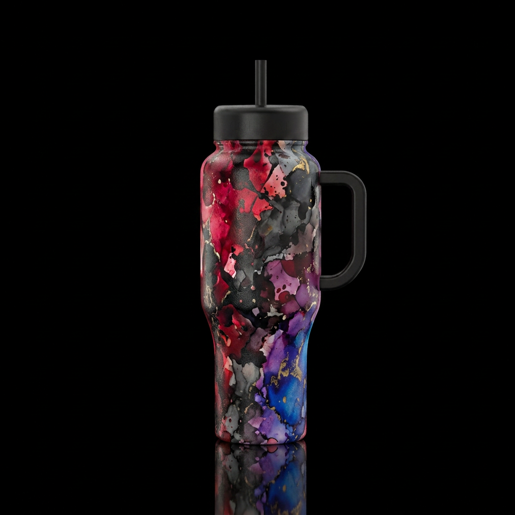 Dark Romance water bottle design