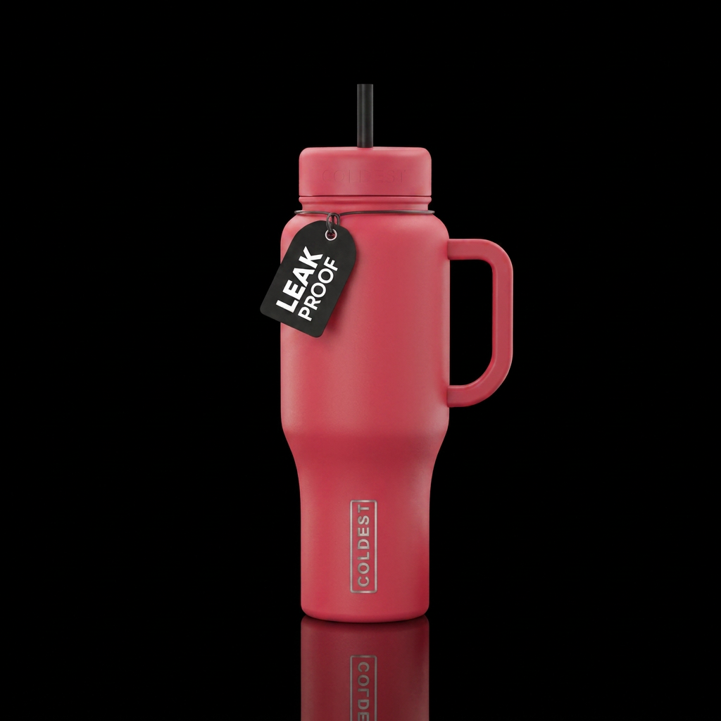 Ruby Red water bottle design