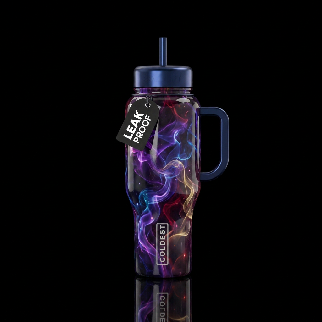 Mythical Rainbow water bottle design