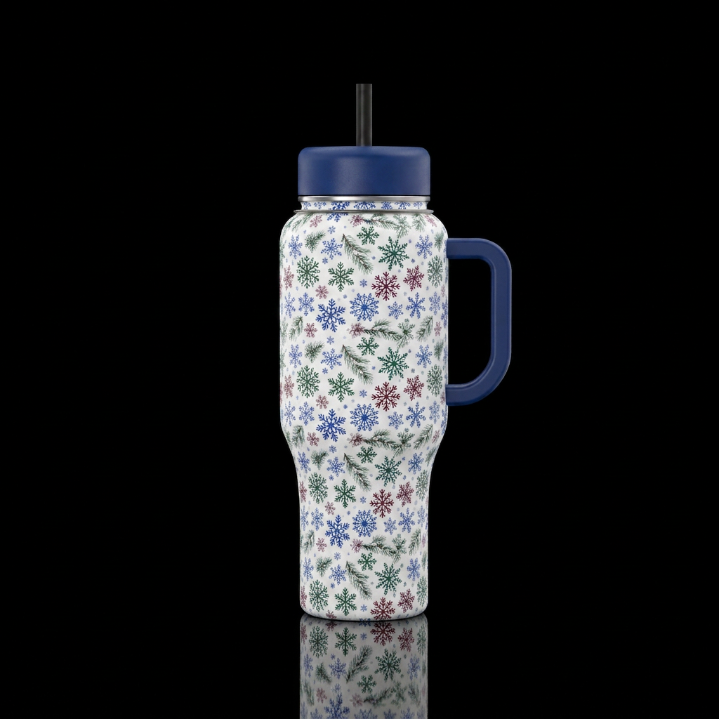 Winter Festival water bottle design