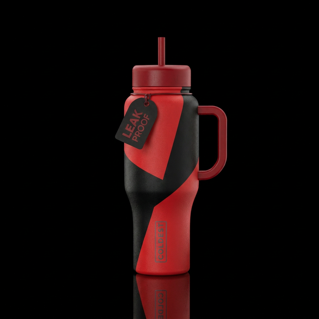 deadpool inspo water bottle design